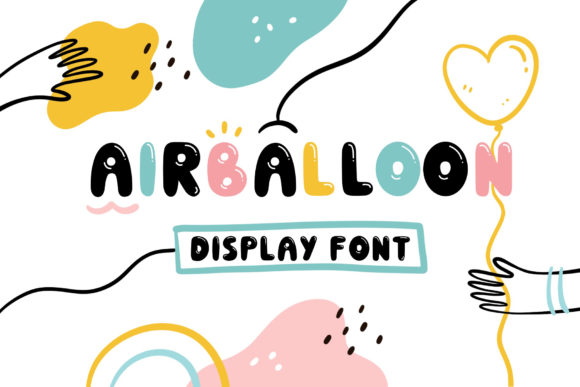 Airballoon Font for Playful and Practical Craft Projects