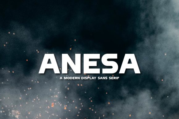 Anesa: A Bold Display Font for Creative Projects