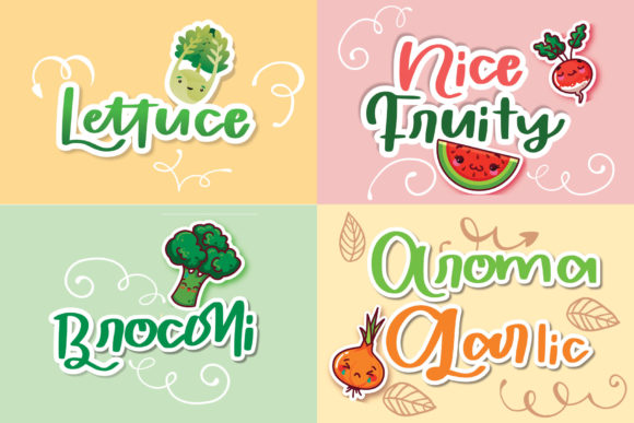 Aroma Garlic Font for Creative Branding Projects
