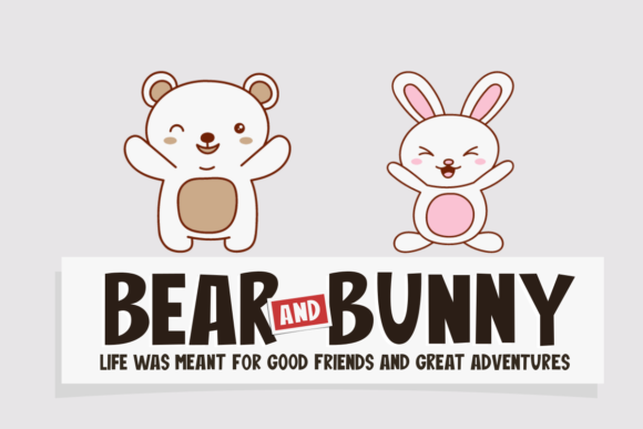 Bear and Bunny: A Playful Display Font for Web Design