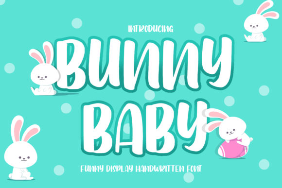 Bunny Baby Font for Joyful Campaign Designs