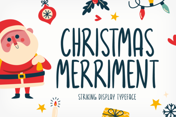 Christmas Merriment Font for a Cozy Brand Upgrade