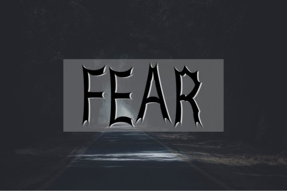 Fear Font for Halloween-Themed Design