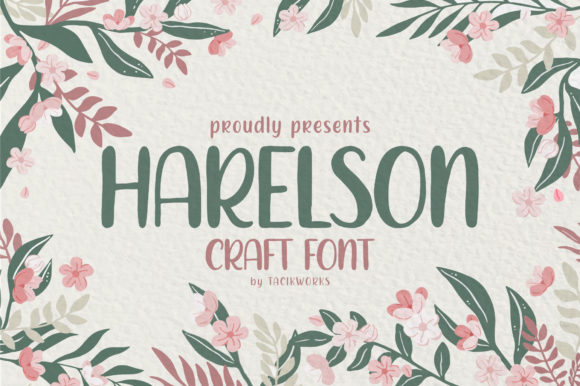 Harelson Craft Display Font for Trendy Branding Projects