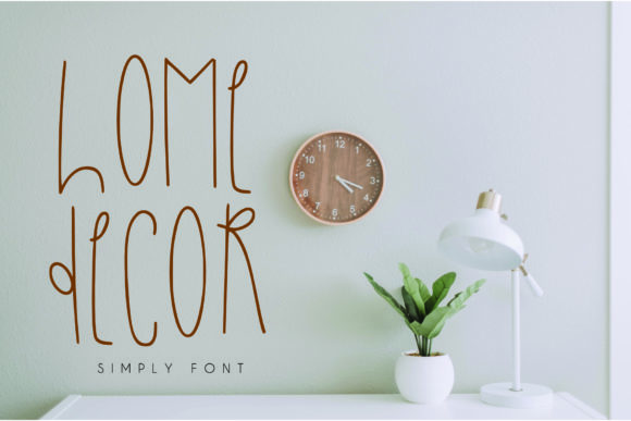 Home Decor Font for Eye-Catching Campaigns
