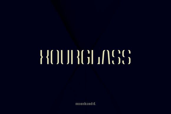 Hourglass Font for Bold Branding and Creative Projects