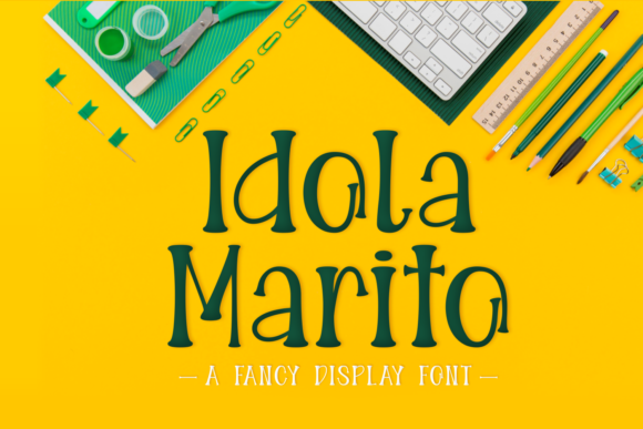 Idola Marito: A Playful Display Font for Creative Crafters