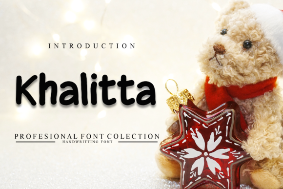 Khalitta Display Font for Web Design and Branding