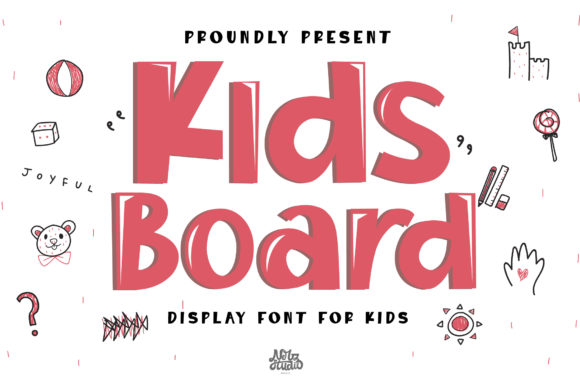 Kids Board: A Fun and Friendly Display Font for Creative Crafters