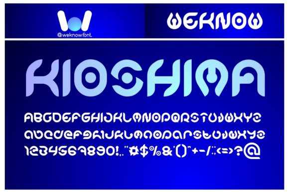 Kioshima Font for Bold and Professional Branding