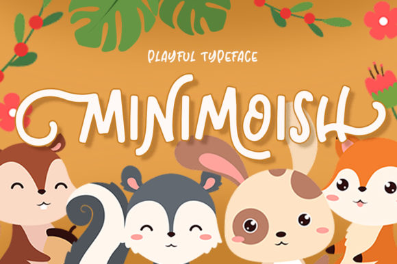 Minimoish: A Playful Display Font for Creative Crafters