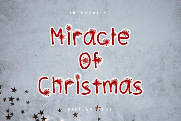 Miracle of Christmas Font for Festive Branding Projects