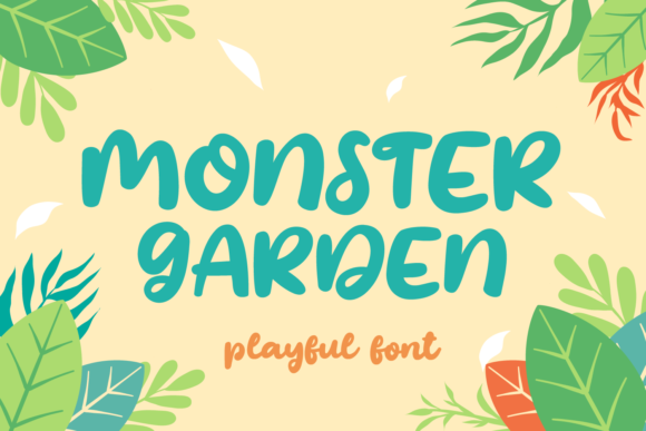 Monster Garden Font for Playful Web Design
