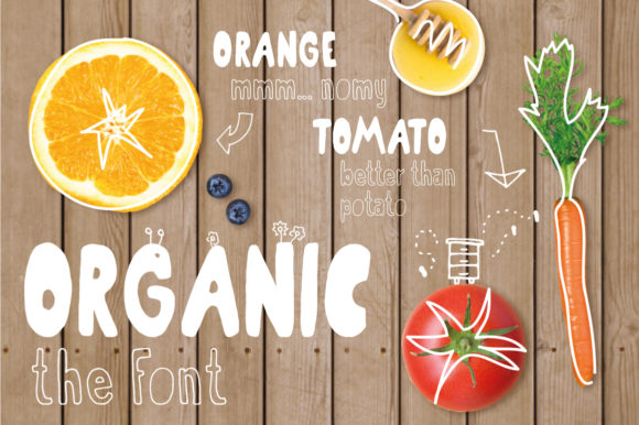 Organic Font for Trendy Branding and Creative Projects