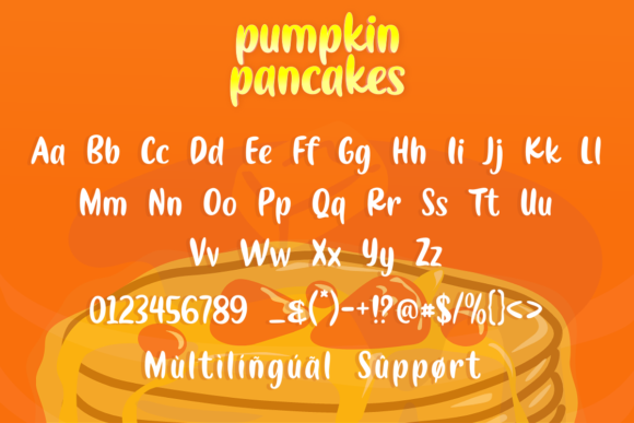 Pumpkin Pancakes Font for Branding and Design Projects