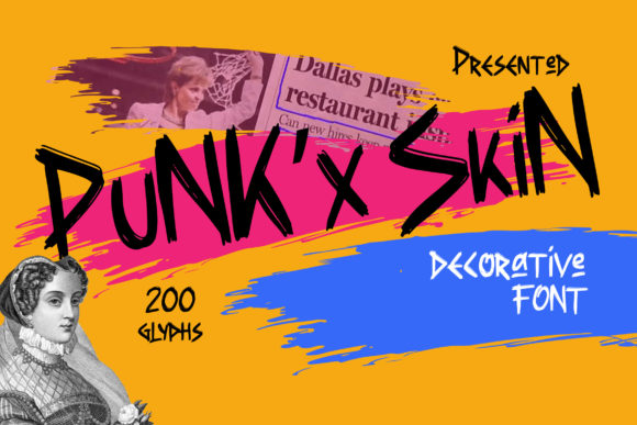 Punkx Skin Display Font for Editorial Design