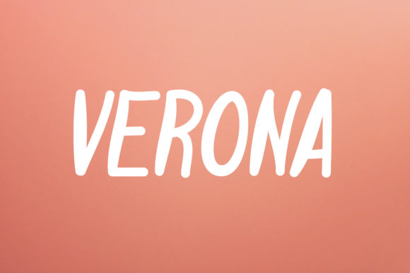 Verona: A Modern Display Font for Creative Makers