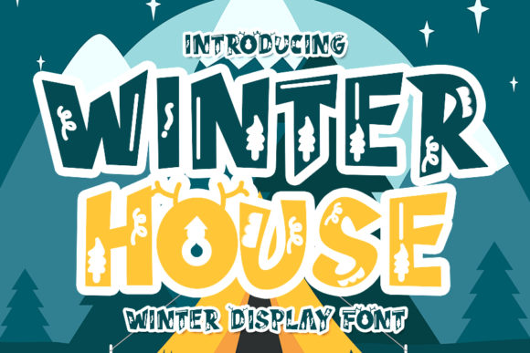 Winter House Font for Bold Web Design and Trendy Branding